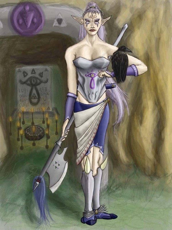 Impa est une sheikah, .. Jeux vid�o - 