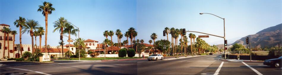 Etats Unis : Palm Springs - croisement routier